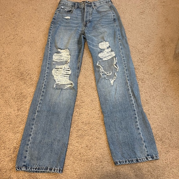 Aeropostale Denim - Aeropostale 90's Baggy Blue Jeans